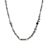 Men's titanium steel spliced necklace
